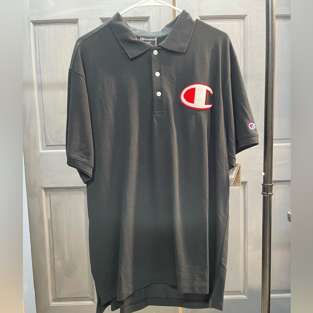 Men’s Champion polo shirt Large L